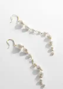 Pendientes Greta Blanco Mujer Mango