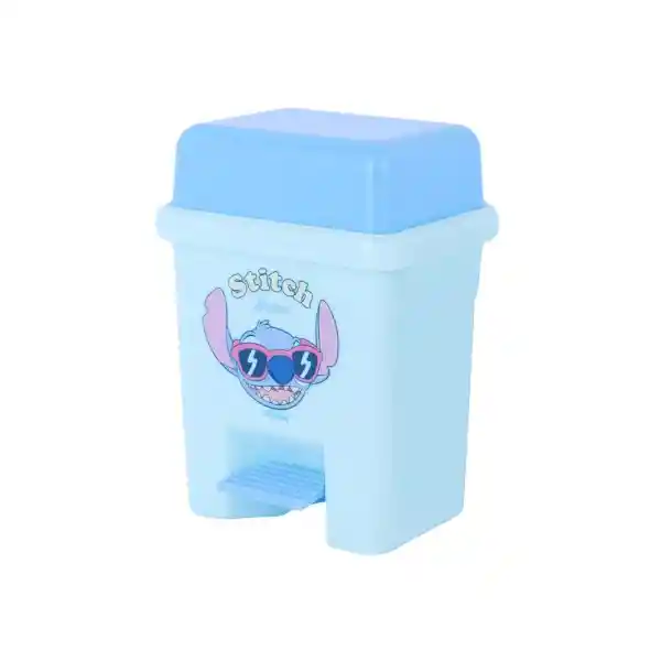 Organizador Mini Papelera Escritorio Serie Lilo & Stitch Miniso