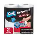 Toalla de Papel Reutilizable Scott Duramax 2 Rollos 52H