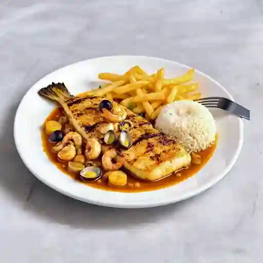 Filete de Róbalo a la Marinera