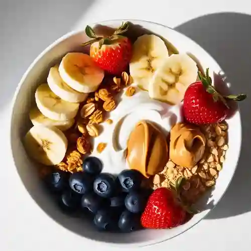 Power bowl de yogurt griego