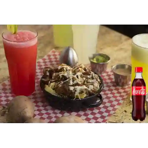 Combo Papas de la Casa + Coca Cola Personal Original