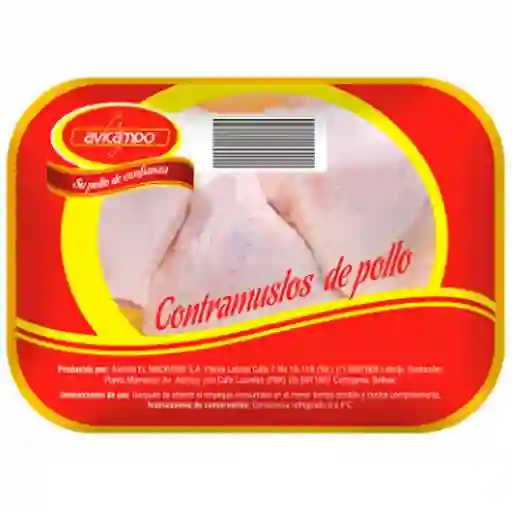 Manbu Contramuslo de Pollo Avicampo Con Piel Bandeja Familia