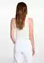 Top Aina Off White Talla 19 Niñas Mango