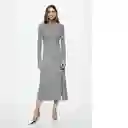 Vestido Fri Gris Talla S Mujer Mango