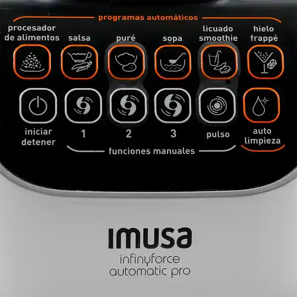 Imusa Licuadora Infiny Force 10 Velocidades de Vidrio 5861026649