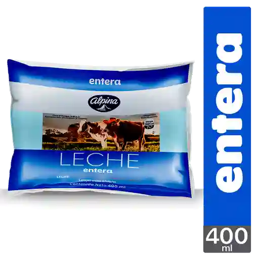 Leche Entera Alpina Bolsa 400ml