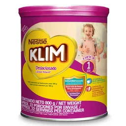 Alimento lácteo KLIM 1+ Deslactosado x 800g