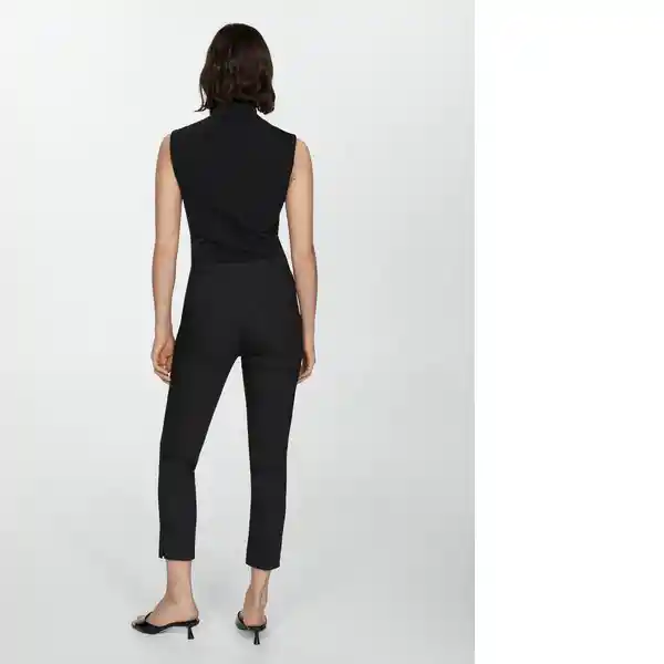 Pantalón Malu5-h Negro Talla 34 Mujer Mango