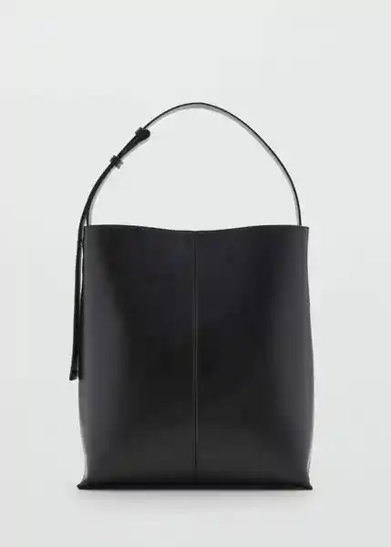 Bolso G Puala Negro Talla 99 Mujer Mango