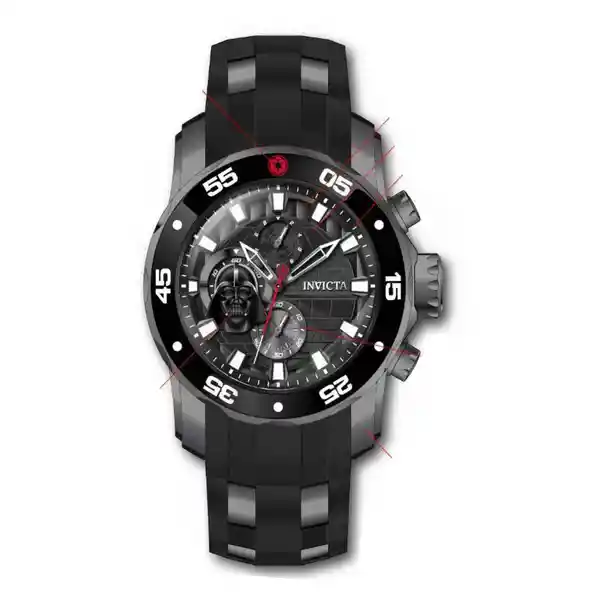 Reloj Hombre Star Wars Negro 37210 Invicta