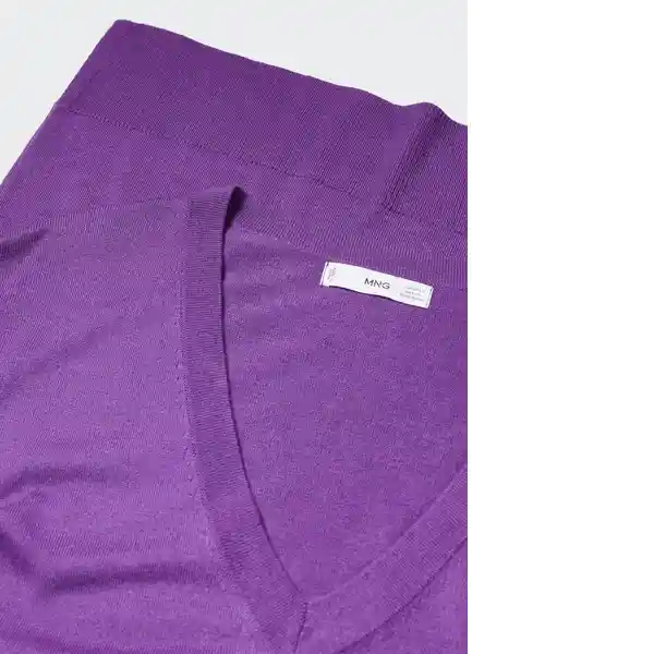 Sueter Jersey Lombia Morado Talla S Mujer Mango