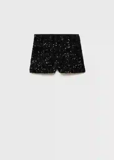 Short Xturner Negro Talla S Mujer Mango