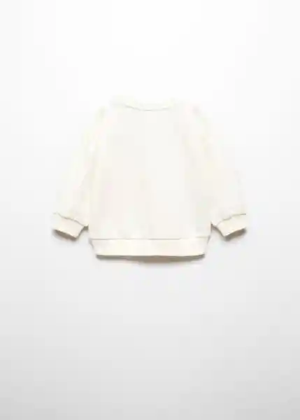 Buzo Sudadera Rainy Off White Talla 67 Niña Mango