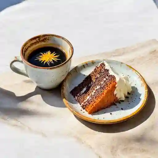 Cafe Americano + Torta