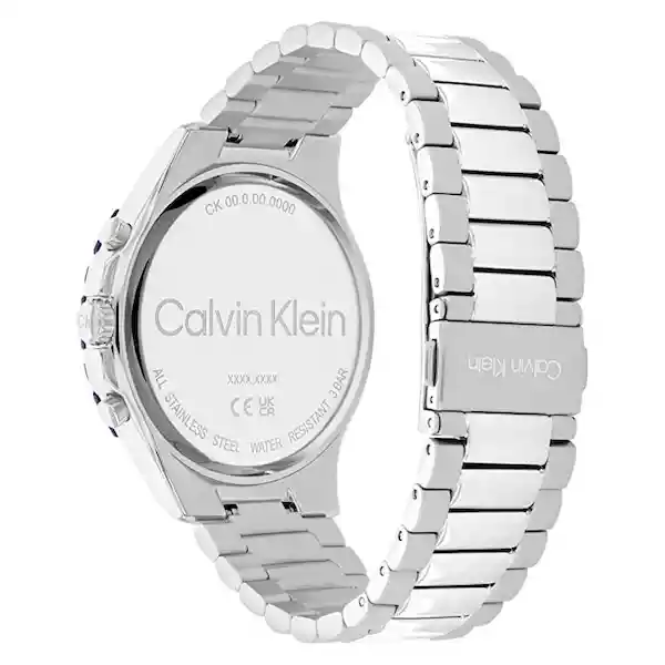 Reloj Sport Para Hombre Color Plateado 25200115 Calvin Klein