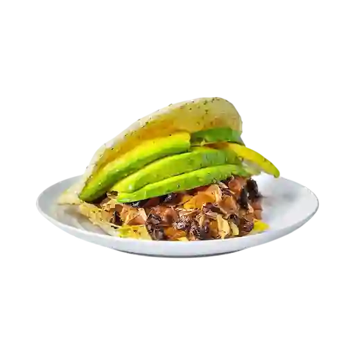 Arepa Rellena Ropa Vieja