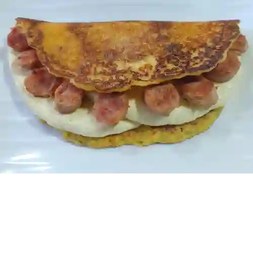 Cachapa de Queso y Chorizo