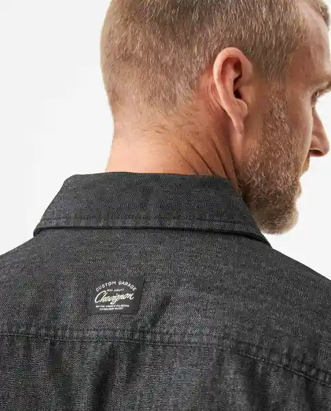 Camisa Negra Negro Noche Ultraoscuro Talla L Chevignon