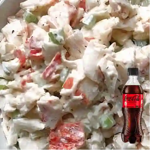 Combo Ensalada de Cangrejo +Cocacola S/az 400ml