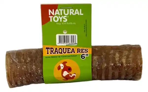 Natural Toys Snack Para Perro Tráquea de Res Amigos Pequeña 6"