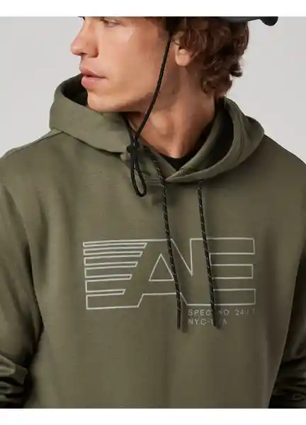 Buzo Hombre Color Verde Talla MEDIUM American Eagle