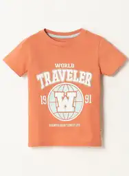 Baby Fresh Camiseta Manga Corta Naranja Talla 3T