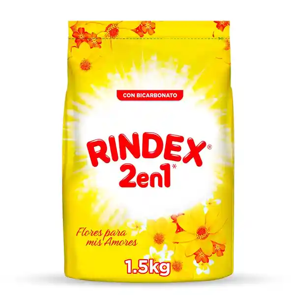 Detergente Rindex Flores Para Mis Amores 1.5 kg