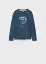 Camiseta Freeride Azul Talla 10 Niños Mango