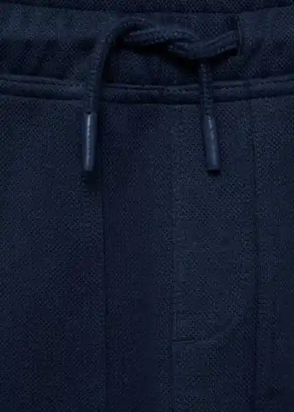 Pantalón Pique Navy Talla 10 Niños Mango