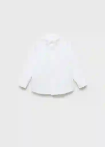 Camisa Oxfordb Blanco Talla 69 Niños Mango