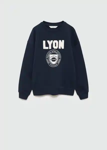 Sudadera Lyon Navy Talla 08 Niños Mango