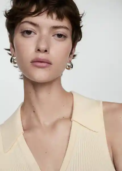 Top Ali Crudo Talla XL Mujer Mango