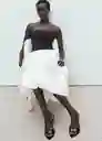 Sandalias Pepyo Negro Talla 36 Mujer Mango