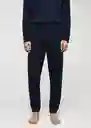 Set Pijama Nightset Navy Talla L Hombre Mango