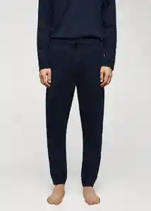 Set Pijama Nightset Navy Talla L Hombre Mango