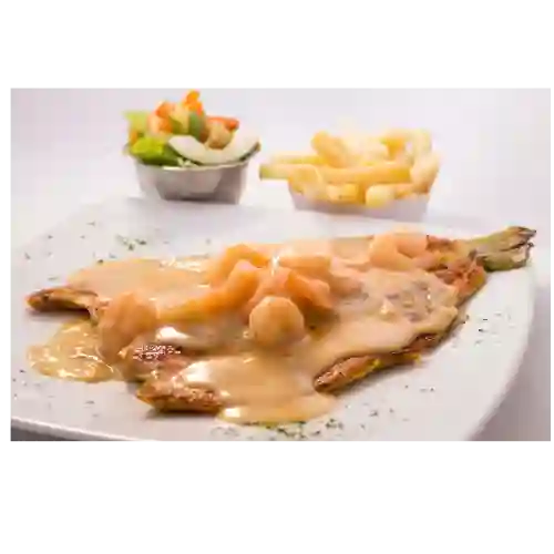 Trucha en Salsa de Camaron