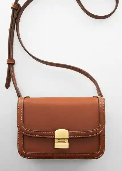 Bolso P Monaco Cuero Talla 99 Mujer Mango