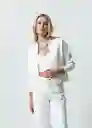Saco Tejido Mujer Crudo Puro Claro Talla M 582G036 Naf Naf