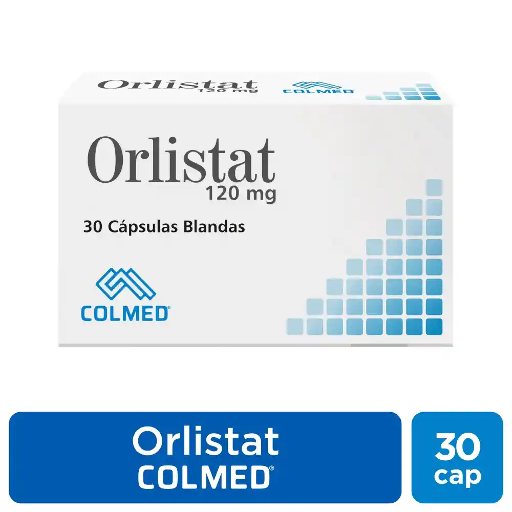 Colmed Orlistat Cápsula Blanda (120 mg)