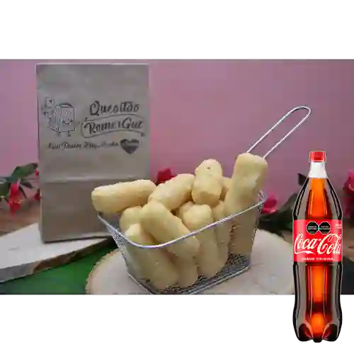 36 Deditos de Queso Tipo Cóctel +cocacola Org 1.5 Lt