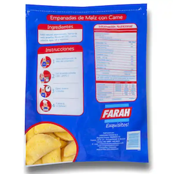 Farah Empanada de Maíz con Carne