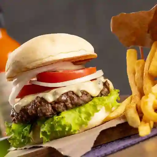 Hamburguesa clásica de carne
