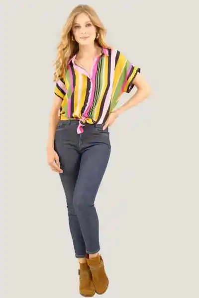 Camisa Malawi Color Fucsia Talla M Ragged