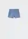 Bermuda Matcha Azul Talla 66 Niños Mango