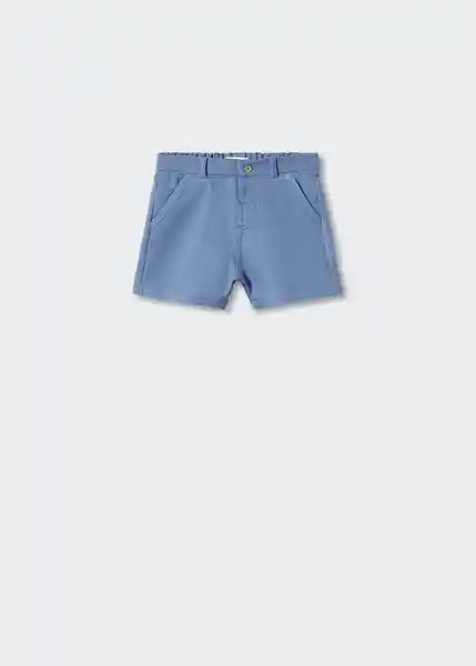 Bermuda Matcha Azul Talla 66 Niños Mango