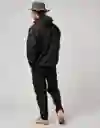 Chaqueta Sherpa Hombre Negro Talla: Large American Eagle