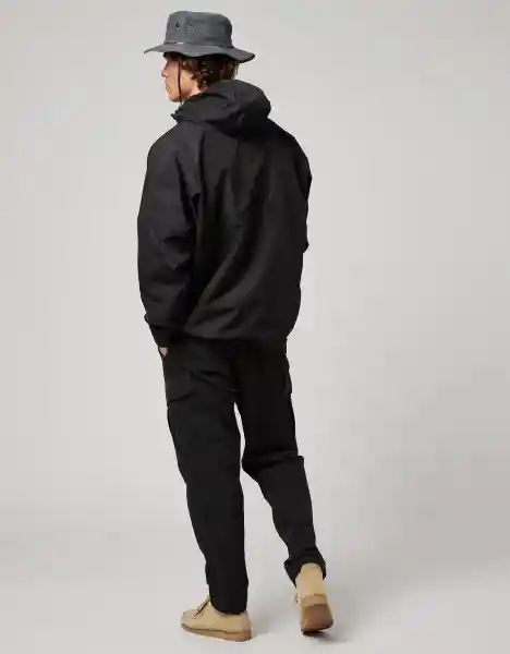 Chaqueta Sherpa Hombre Negro Talla: Large American Eagle