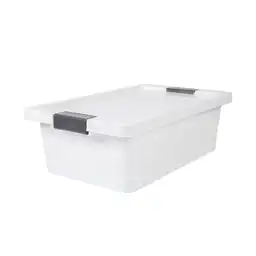 Estra Caja Organizadora Con Broche 12 L Blanco 4-1043086