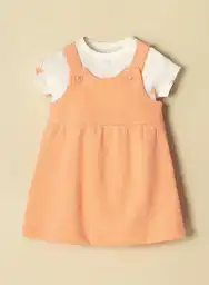 Conjunto Manga Corta 12/18Mese - Naranja1